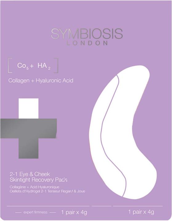Produktbild Symbiosis Kollagen + Hyaluronsäure) Straffende Augenpads zur Regenerierung der Haut