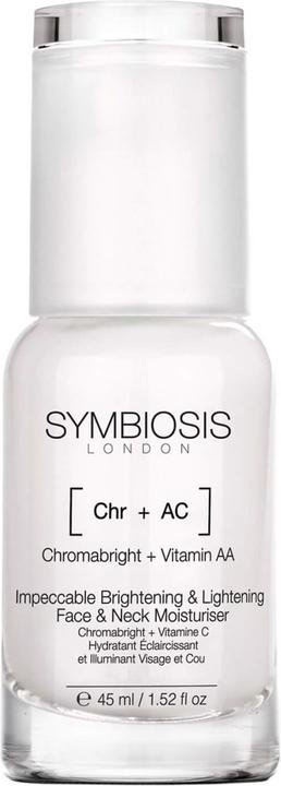 Immagine prodotto Symbiosis Cromabright + vitamina C) Impeccable Brightening & Lightening Face & Neck Moisturiser (45 ml)