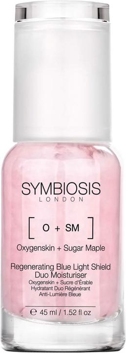 Symbiosis Oxygenskin + Sugar Maple) Idratante rigenerante Blue Light Shield Duo (45 ml, Crema da giorno)