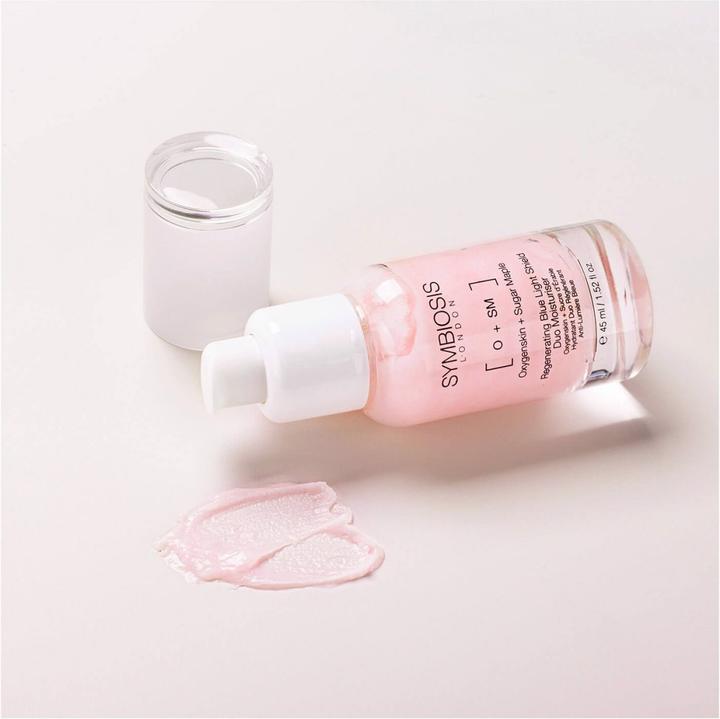 Image du produit Symbiosis Oxygenskin + Sugar Maple) Crème hydratante régénératrice Blue Light Shield Duo (45 ml, Crème de jour)