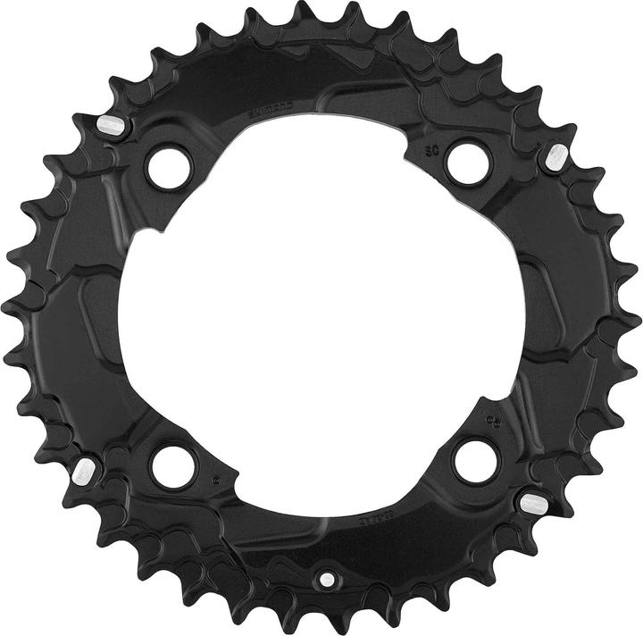 Actual product image Shimano Deore FC-M617 chainring 10-speed (36)
