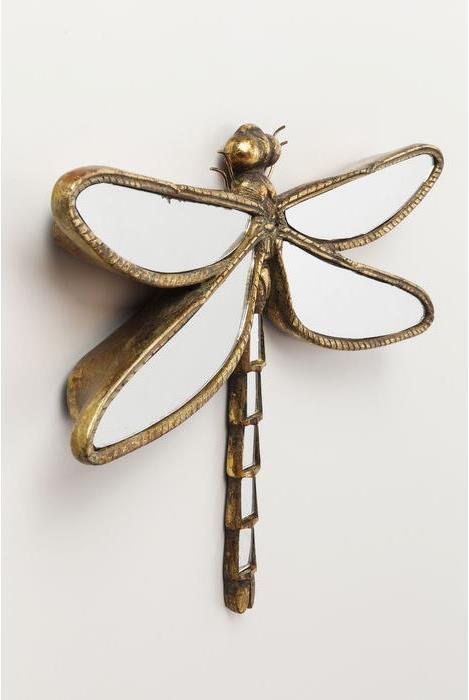 Actual product image Kare Design Wall Decoration Dragonfly Mirror Small (35 x 27 x 4 cm)