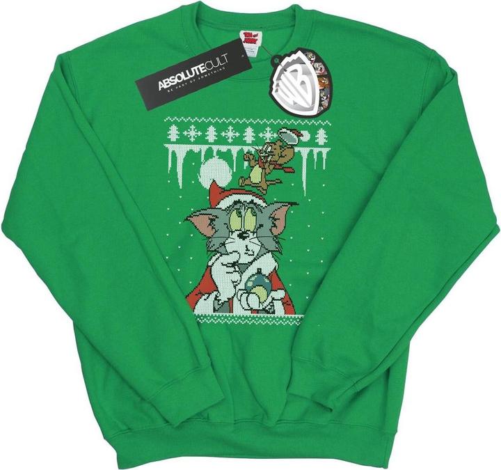 Image du produit Tom & Jerry - Sweat CHRISTMAS FAIR ISLE - Homme (S)