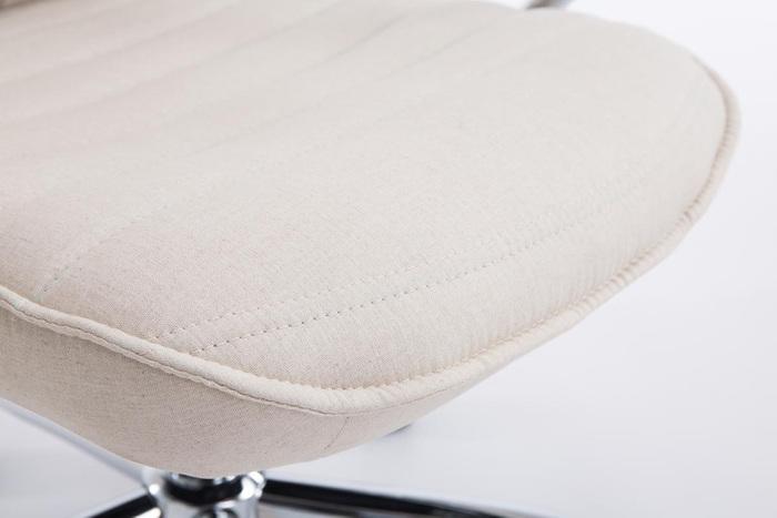 Image du produit CLP Chaise de bureau Rako tissu, beige