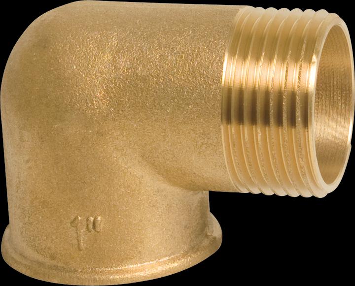 Image du produit Profec Nr. 92 Winkel 90° Messing 1/4" Innengewinde x Aussengewinde 30bar (Connexion angulaire)
