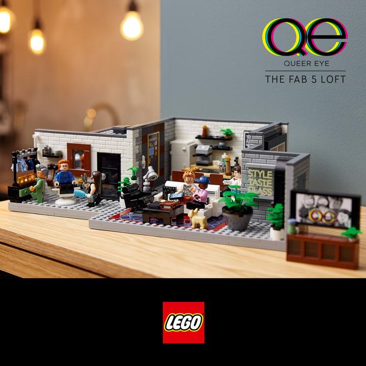 Immagine prodotto LEGO Qeer Eye- Il loft dei Fab 5 (10291, LEGO Creator Expert, Set LEGO rari)