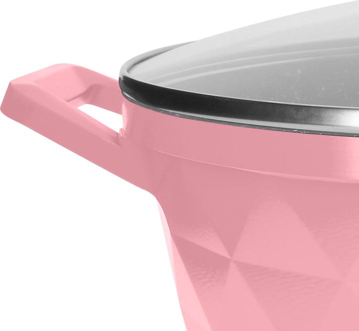 Produktbild Cheffinger 3 Kochtöpfe 20/24/28cm Diamantmuster (28 cm, Römertopf)