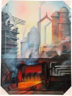 Image du produit IKO LED-picture 'laminoir Neunkirchen' 60x80x2 (60 x 80 x 2.5 cm)
