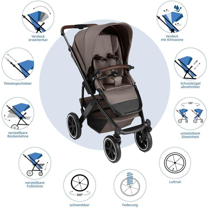 Actual product image ABC Design Kinderwagen 3 in 1 3in1 Kombi-Kinderwagen-Set Salsa 5 Air All