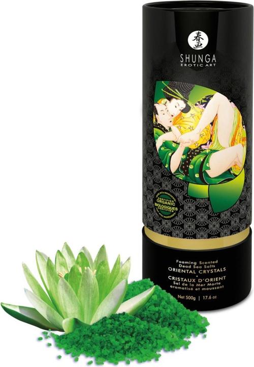 Productafbeelding Shunga Oosterse Kristallen Badzout Lotusbloem 500 gram (Badparels)