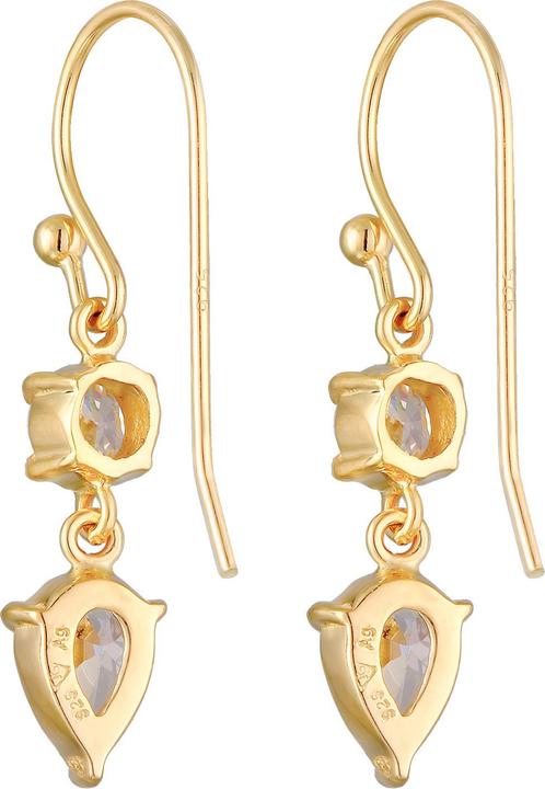 Immagine prodotto Elli Orecchini a goccia con solitario in zirconia cubica argento 925 (Elastico, Zirconia, Argento 925)
