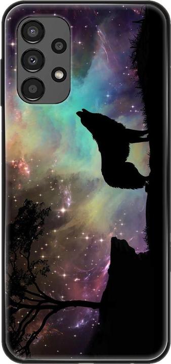 Wolf evening sky