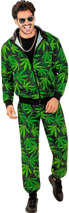 Actual product image Widmann Cannabis tracksuit unisex: jacket and trousers (L)
