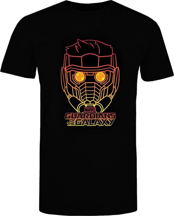Guardians of the Galaxy Mens Star-Lord Outline T-Shirt