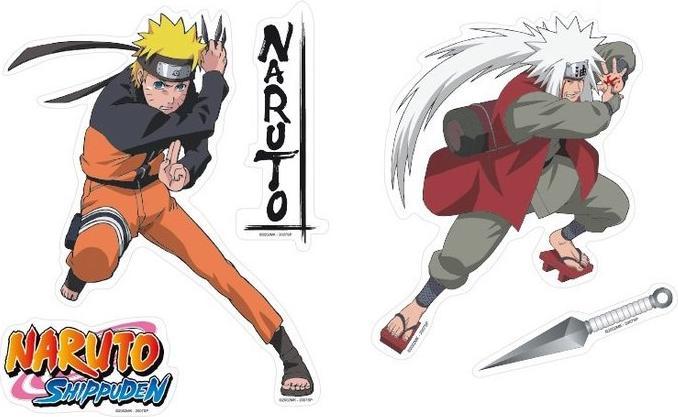 Immagine prodotto GED Set Adesivi Naruto - 2 Fogli 16x11 cm (Naruto/Jiraiya)