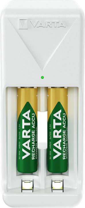 Immagine prodotto Varta Mini Charger (1 pz., AA, AAA, 800 mAh, Caricabatterie senza batteria)