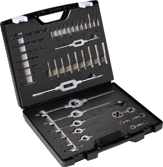 Actual product image Nordwest Thread cutting tool set M3-M12 44 pcs.HSS ball cass.PROMAT