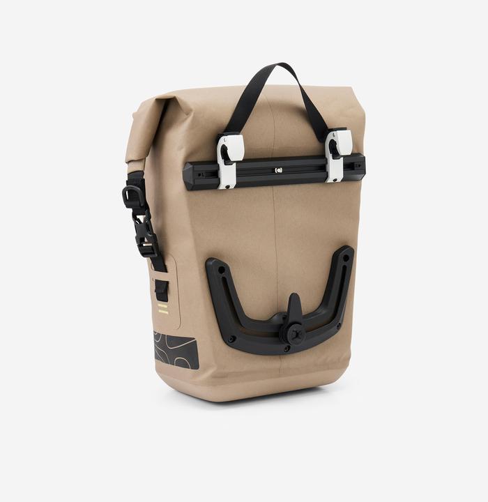 Produktbild Rockrider Fahrradtasche Gepäcktasche Touring ADVT 900 14 l wasserdicht IPX6 (14 l, Gepäckträgertasche)