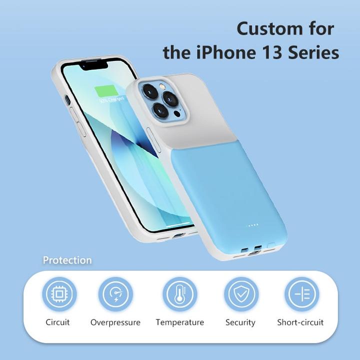 Immagine prodotto PhoneLook Coque 15W batteria esterna wireless copertura di ricarica rapida 8000mAh (Apple iPhone 13 Pro)