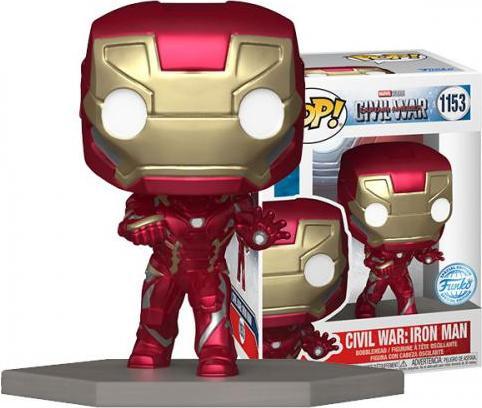 Immagine prodotto Funko POP! Marvel: Civil War Build A Scene - Iron Man - Captain America 3 - Esclusiva Amazon - Colle