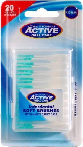Beauty Formulas Active Oral Care - Interdental Soft Brushes Silicone Interdental Cleaning Soft 20Pcs. (20 x)