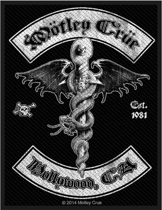 Produktbild Motley Crue Hollywood Standard Aufnäher