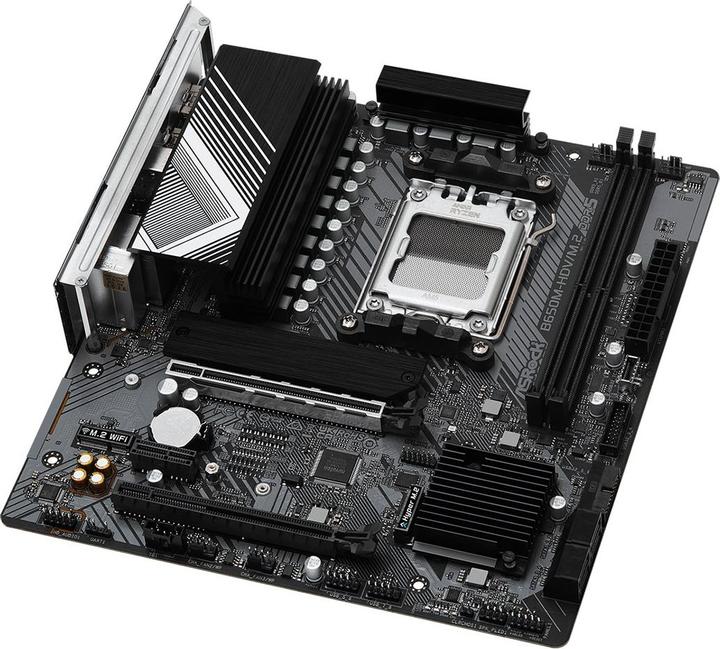 Actual product image AsRock B650M-HDV/M.2 (AM5, AMD B650, mATX)