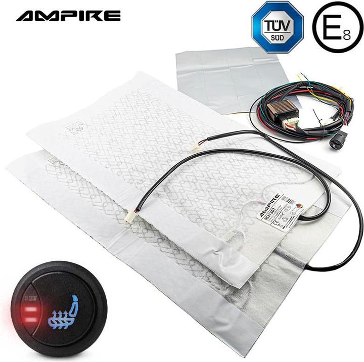 Ampire Sitzheizung, 3-stufig einstellbar, 12 Volt