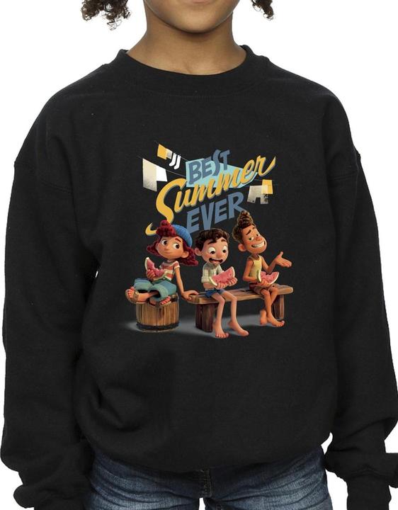 Actual product image Disney Girls Luca Best Summer Ever Sweatshirt (140, 146)