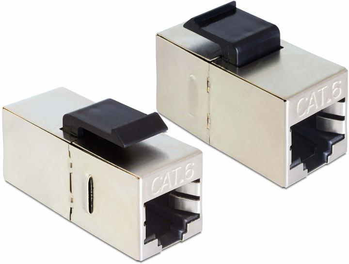 Delock Keystone Module RJ45 jack > RJ45 jack Cat.6 compact (Keystone Modul)