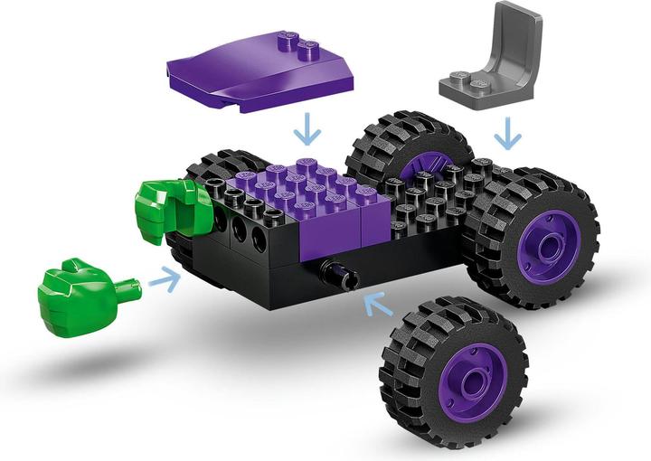 Actual product image LEGO Hulks and Rhino's truck duel (10782, LEGO Marvel)