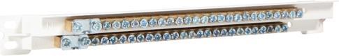Immagine prodotto Hager HAG UT14A Terminale in ottone PE/N, universaleN, 2x25 terminali