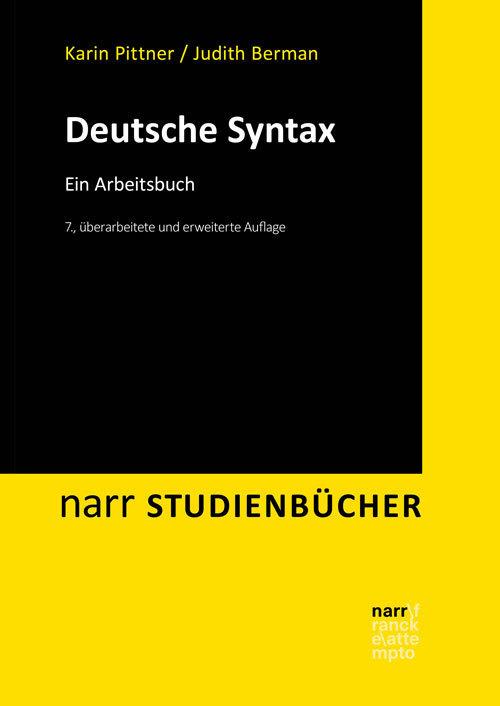 Immagine prodotto Deutsche Syntax (Tedesco, Karin Pittner, Judith Berman, 2021)