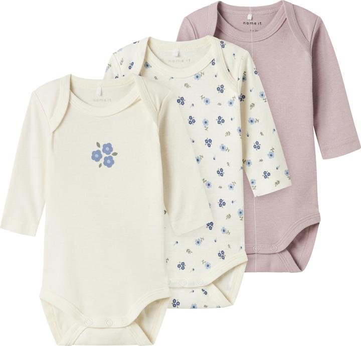 Produktbild Name it Nbfbody 3p Ls Jet Stream Flower Noos (86)