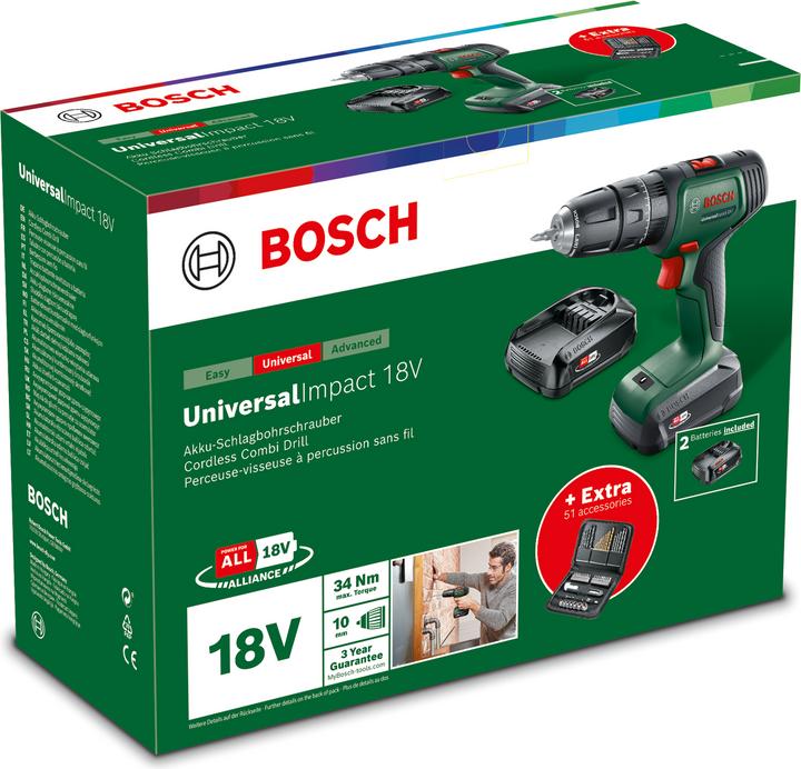 Image du produit Bosch Home & Garden UniversalImpact 18V (Fonctionnement sur batterie)