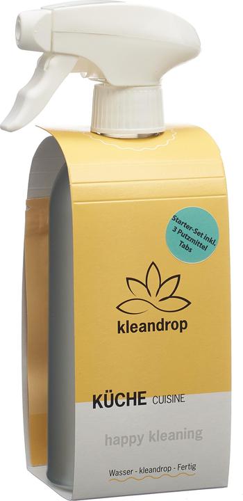 Actual product image Kleandrop Starter Set Kitchen Cleaner