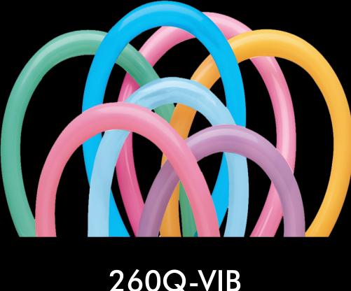 Immagine prodotto Qualatex 100 Palloncini da Modellismo Vibration Mix L 180cm