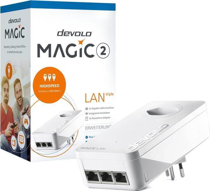 Immagine prodotto Devolo Magia 2 LAN tripla (2400 Mbit/s)