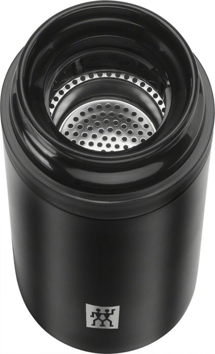 Actual product image Zwilling Thermo Tea & Fruit Infuser Bottle, 420 ml, matt black (0.42 l)