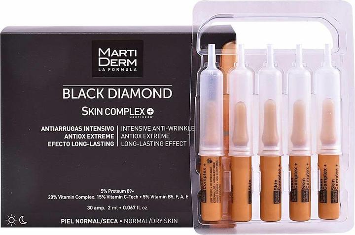 Actual product image Martiderm Black Diamond Skin Complex Ampoules (30 x 2 ml) (60 ml)