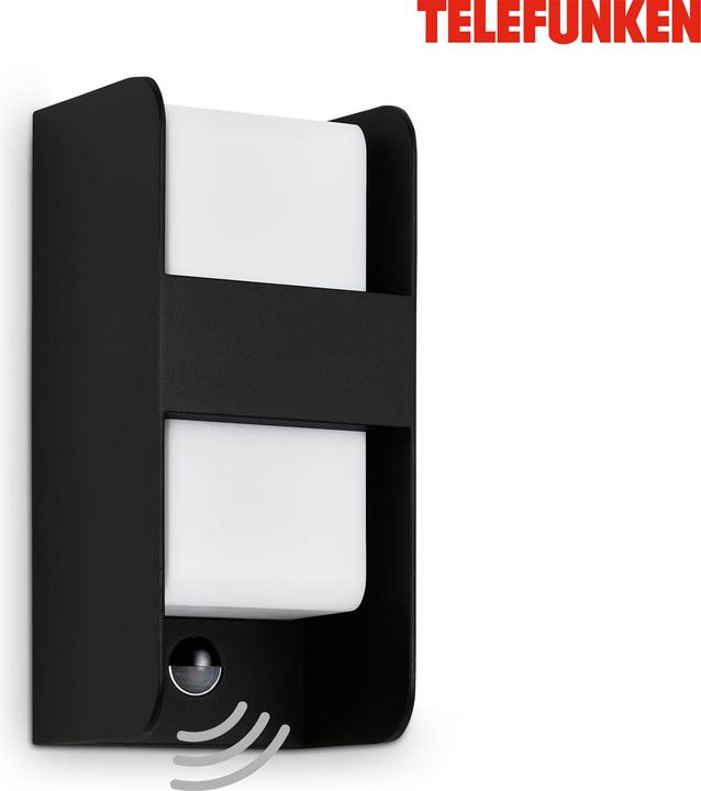 Produktbild Telefunken Aussenleuchte, Sensor, schwarz, 1xE27 max. 12W exkl. (E27)