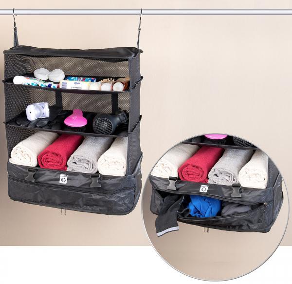 Xcase 2er-Set XXL-Koffer-Organizer, Packwürfel zum Aufhängen, 45 x 64 x 30cm