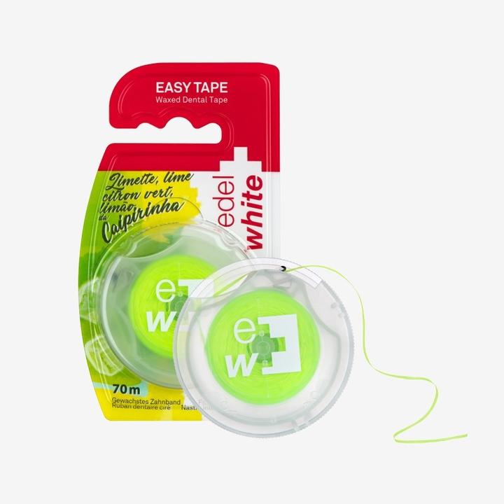 Produktbild Edel + White Easy Tape gewachste Zahnseide Caipirinha (70 m)