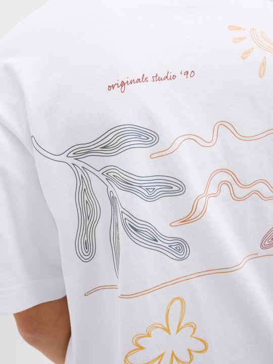 Image du produit Jack & Jones Impression dos col rond T-shirt T-shirt (S)