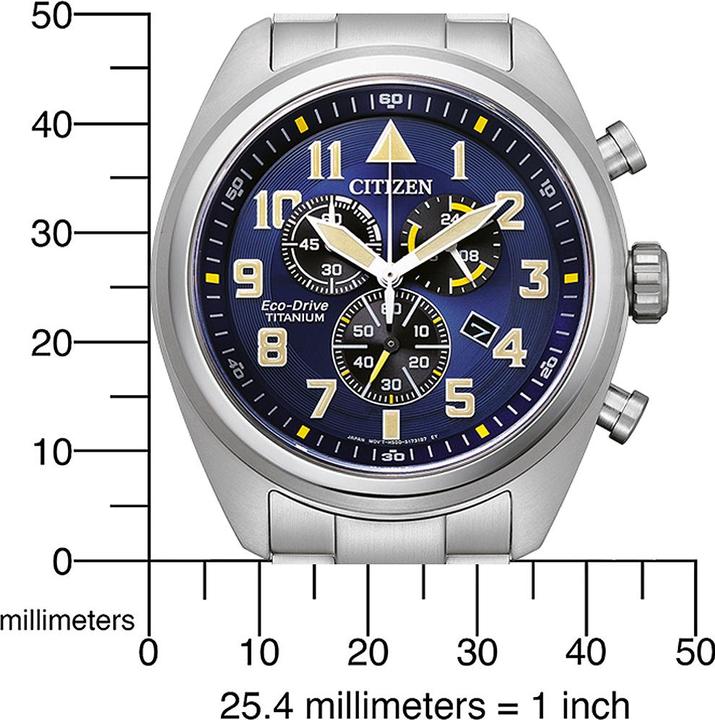 Produktbild Citizen AT2480-81L Eco-Drive Super-Titanium Chronograph 43mm (Chronograph, 43 mm)