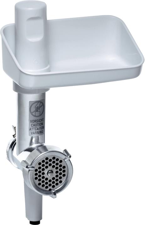 Immagine prodotto Bosch Hausgeräte Attacco per tritacarne, manomentro, disco perforato in acciaio inox da 4,5 mm, MUZ5FW1