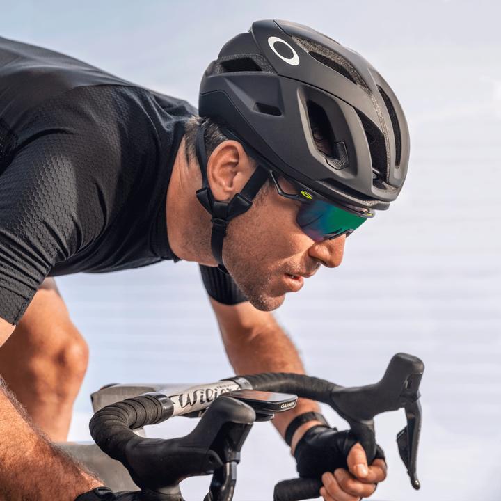 Actual product image Oakley Sphaera sports glasses (Mat Black, Prizm road jade)