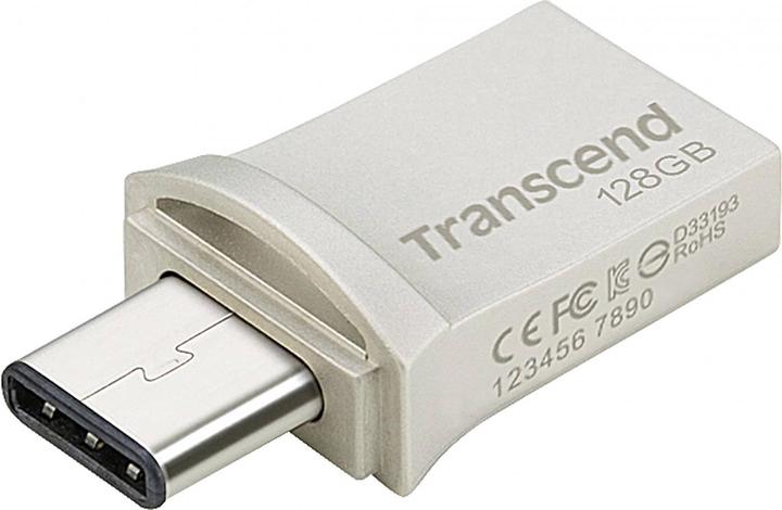 Transcend JetFlash 890 (128 Go, USB-C, USB-A, USB 3.0)