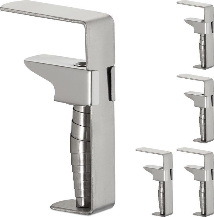 Actual product image Relaxdays 5x tablecloth clips (5 x 1.5 x 7.5 cm)