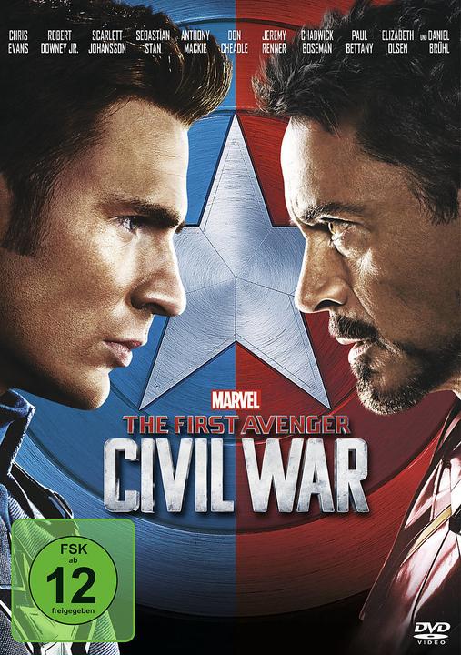 Produktbild The First Avenger: Civil War (DVD, 2016, Deutsch, Englisch, Türkisch)